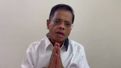 A conceptual image highlighting Amit Jogi Life Imprisonment, showing a silhouette of a legal gavel over the Bilaspur High Court building, representing the verdict in the Ramavatar Jaggi murder case.