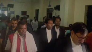 A conceptual image depicting the Enforcement Directorate (ED) office and a legal gavel, highlighting the appearance of 59 accused in the CG liquor scam case in Raipur.