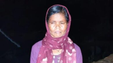 A conceptual image highlighting the Chhattisgarh Naxalite surrenders in Kanker, showing a surrendered female Naxalite being brought into the mainstream by security forces.