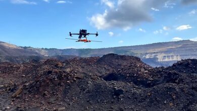Drones Monitor Mines Chhattisgarh