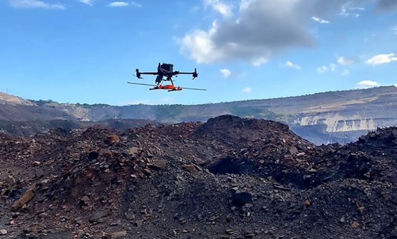 Drones Monitor Mines Chhattisgarh