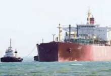 A conceptual image highlighting Iran India Relations, showing an Indian LPG tanker safely crossing the Strait of Hormuz while displaying elements of ancient trade ties between Gujarat and Iran.