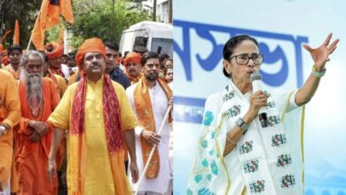 A conceptual image showing the West Bengal map with political symbols of TMC and BJP, highlighting the intense battle for the 5 key seats in the West Bengal Elections 2026.