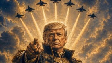 Donald Trump photo war to Iran