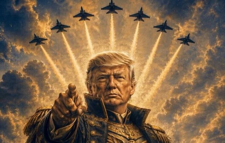 Donald Trump photo war to Iran