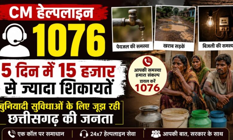 CM Helpline 1076 Chhattisgarh