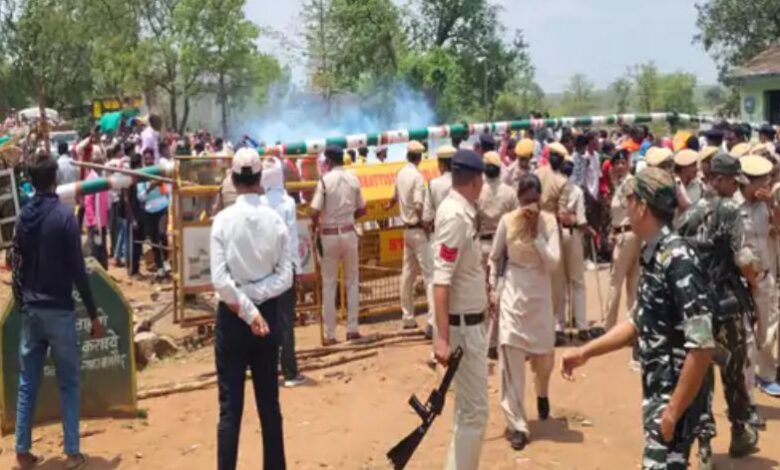Dhamtari Tribal Protest