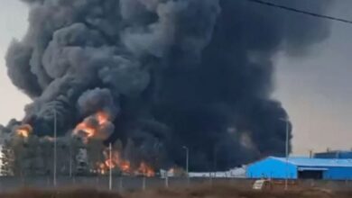 Raipur Miwan Steel Plant fire