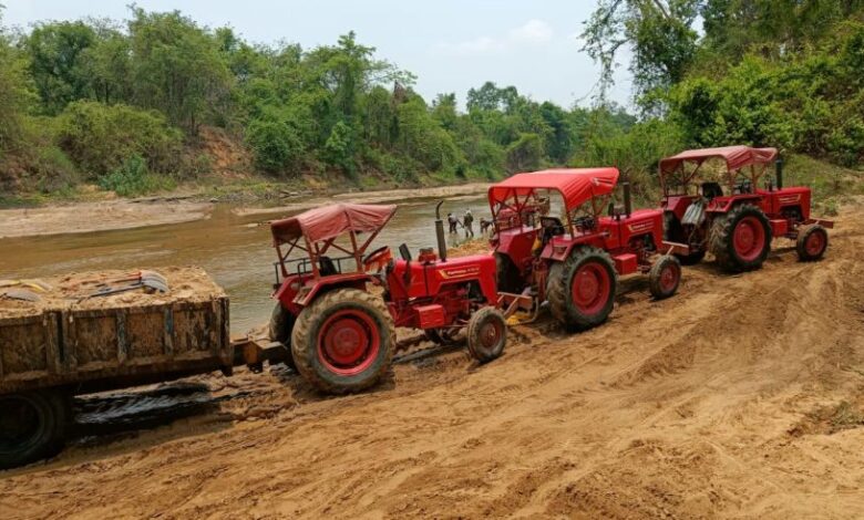 Gharghoda Illegal Sand Mining