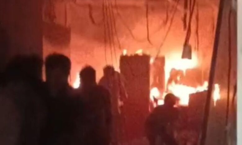 Korba Cloth Store Fire