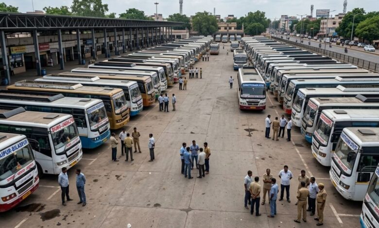 Chhattisgarh Bus Strike 2026,