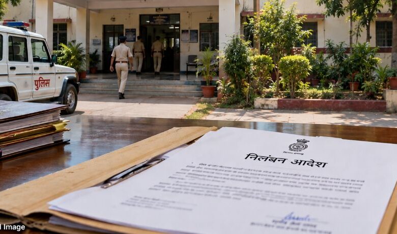 Rajnandgaon Police Suspension,