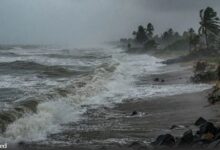 Cyclone Arnab Landfall,